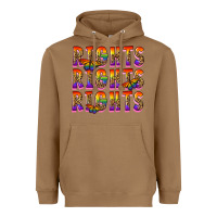 Toasted Coconut rights rights rights pride Heavyweight Hoodie - FaDigitalArtStudio