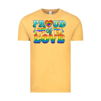 Vintage Mustard Lgbtq Proud Of Love Vintage Tee - BundleAndBundleShop