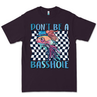 Plum dont be a basshole Premium Tee - MaliasSmallBusiness