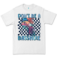 White dont be a basshole Premium Tee - MaliasSmallBusiness
