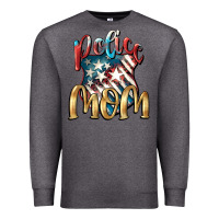 Charcoal Heather Police mom Mother's Day Premium Sweatshirt - FaDigitalArtStudio