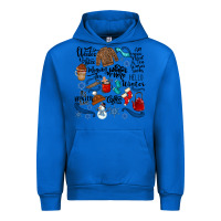 Cobalt winter festive essentials Urban Hoodie - CowhideDigitalArt