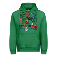 Emerald winter festive essentials Urban Hoodie - CowhideDigitalArt