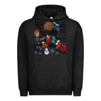 Pigment Black winter festive essentials Urban Hoodie - CowhideDigitalArt