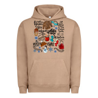 Pigment Burro winter festive essentials Urban Hoodie - CowhideDigitalArt
