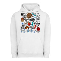Pigment Lunar Rock winter festive essentials Urban Hoodie - CowhideDigitalArt