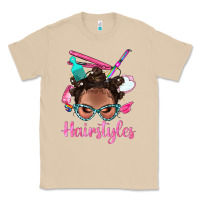 Mushroom Afro Bantu Knots Hairstyles Messy Bun With Clasp Bbs Classic Tee - BundleAndBundleShop