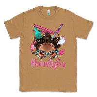 Toasted Coconut Afro Bantu Knots Hairstyles Messy Bun With Clasp Bbs Classic Tee - BundleAndBundleShop