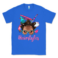 True Royal Afro Bantu Knots Hairstyles Messy Bun With Clasp Bbs Classic Tee - BundleAndBundleShop