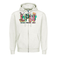Oatmeal Heather licensed practical nurse Zipper Hoodie - CowGirlArtShop