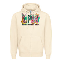 Sandshell licensed practical nurse Zipper Hoodie - CowGirlArtShop