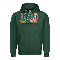 Sports Green licensed practical nurse Zipper Hoodie - CowGirlArtShop