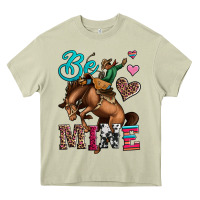Mossy be mine cowboy rodeo valentines day Heavy Core Tee - Jasminsmagicworld