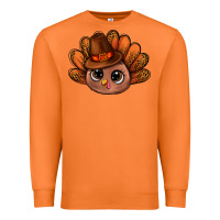 Carrot turkey and leopard pattern and thanksgiving hat bbs Premium Sweatshirt - BundleAndBundleShop