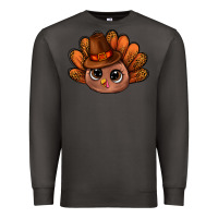 Smoke turkey and leopard pattern and thanksgiving hat bbs Premium Sweatshirt - BundleAndBundleShop