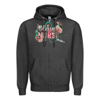 Charcoal Heather Blessed Nurse Zipper Hoodie - CowGirlArtShop