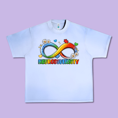 Neurodiversity Urban Heavy Tee Designed By Lillyallendesigns
