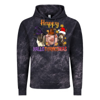 Happy Hallothanksmas Farm Animal Vintage Hoodie | Teevron
