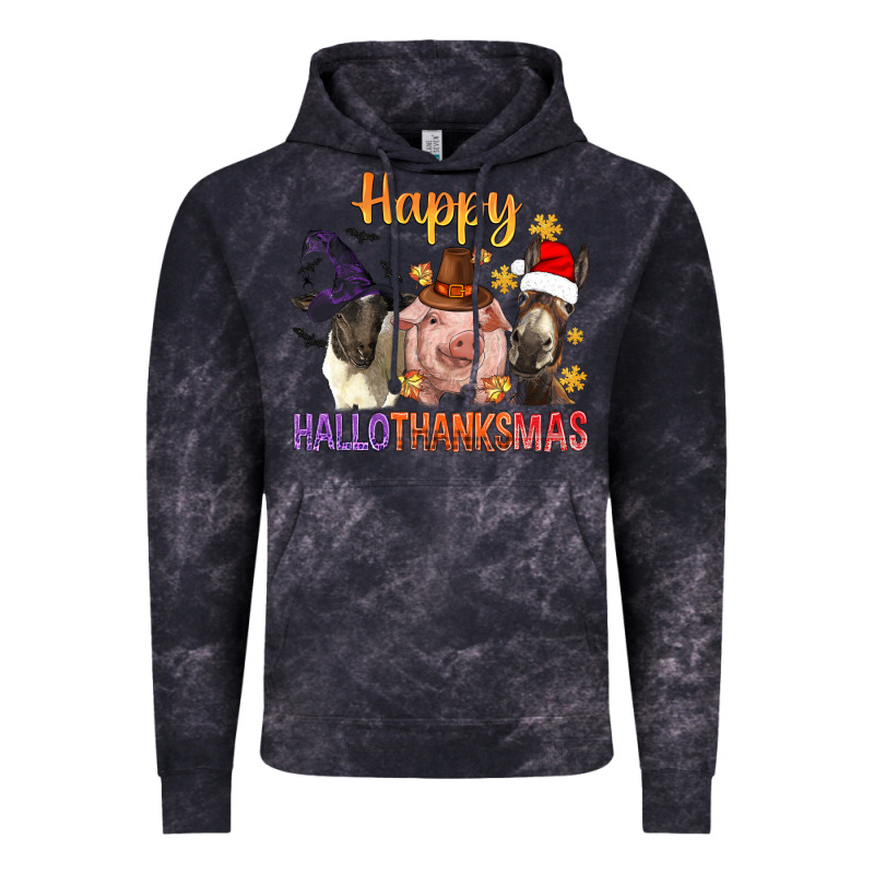 Happy Hallothanksmas Farm Animal Vintage Hoodie by BundleAndBundleShop | Teevron