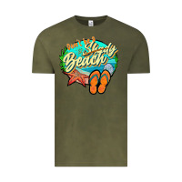 Vintage Olive dont be a shady beach 2 Vintage Tee - JahusDesignShop