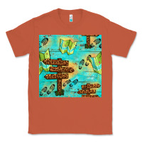 Copper Wooden Signboard And Gamping Map Seamless Pattern Classic Tee - BundleAndBundleShop