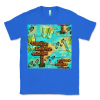 True Royal Wooden Signboard And Gamping Map Seamless Pattern Classic Tee - BundleAndBundleShop