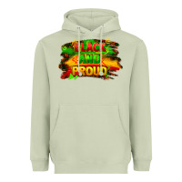 Matcha black and proud Heavyweight Hoodie - FaDigitalArtStudio