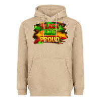 Mushroom black and proud Heavyweight Hoodie - FaDigitalArtStudio
