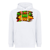 White black and proud Heavyweight Hoodie - FaDigitalArtStudio