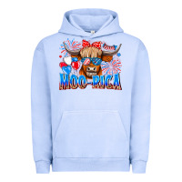 Pigment Grape Ice moo rica Urban Hoodie - CowhideDigitalArt