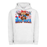Pigment Lunar Rock moo rica Urban Hoodie - CowhideDigitalArt