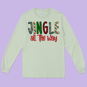 Jingle All The Way Long Sleeve Tee Designed By Bettercallsaul