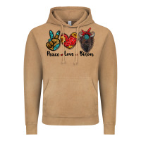 Vintage Camel peace love bison Vintage Hoodie - RanaPortraitStore