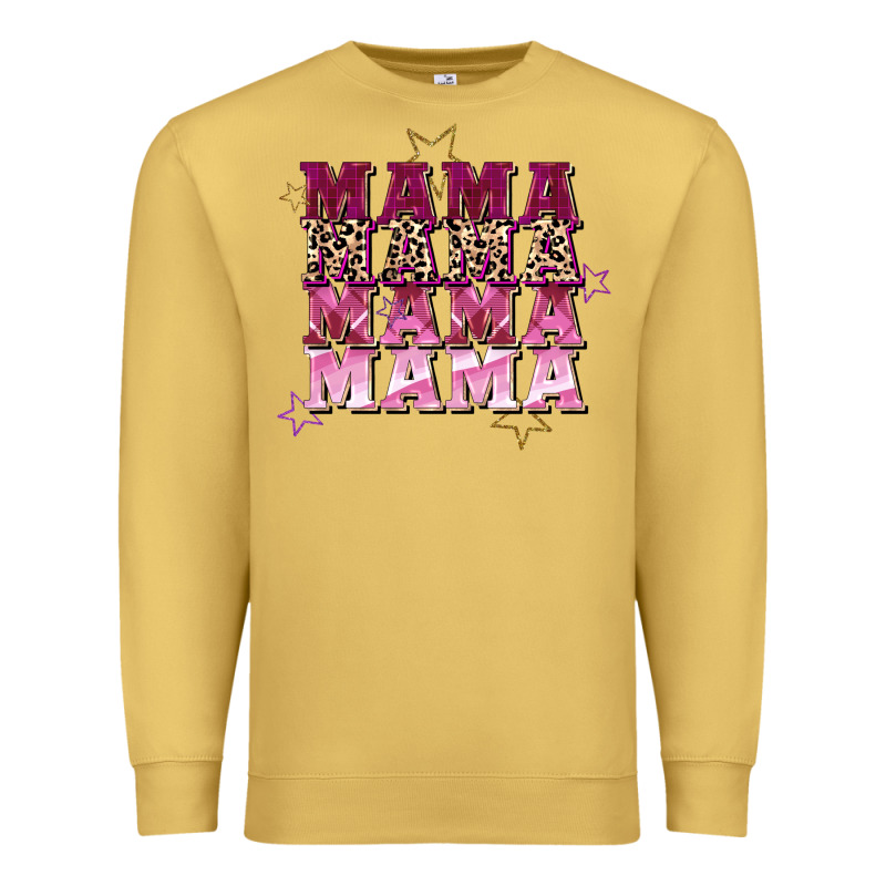 Mama Mama Mama Mama Mother's Day Premium Sweatshirt by FaDigitalArtStudio | Teevron