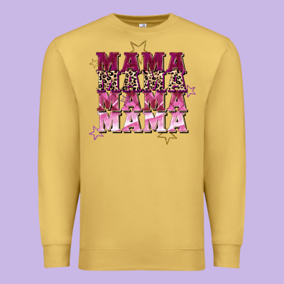 Mama Mama Mama Mama Mother's Day Premium Sweatshirt Designed By Fadigitalartstudio