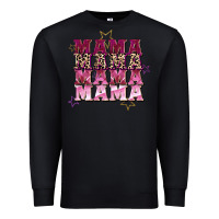 Black Mama mama mama mama Mother's Day Premium Sweatshirt - FaDigitalArtStudio