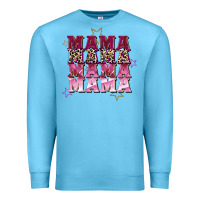 Ocean Blue Mama mama mama mama Mother's Day Premium Sweatshirt - FaDigitalArtStudio