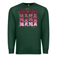 Sports Green Mama mama mama mama Mother's Day Premium Sweatshirt - FaDigitalArtStudio
