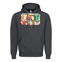 Smoke love nursing leopard background Zipper Hoodie - CowGirlArtShop
