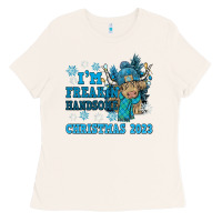 Bone im freakin freezin christmas 2023 Ladies Tee - NancyCooperArtShop