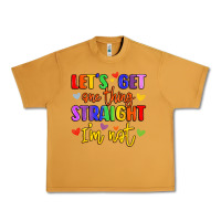 Peanut Butter celebrate pride with colorful text Urban Heavy Tee - LillyAllenDesigns
