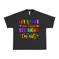 Pigment Black celebrate pride with colorful text Urban Heavy Tee - LillyAllenDesigns