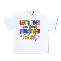 White celebrate pride with colorful text Urban Heavy Tee - LillyAllenDesigns