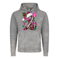 Cloud Rock Pink Christmas Breast Cancer Ribbon Football Vintage Hoodie - BundleAndBundleShop