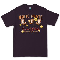 Plum glitter softball Premium Tee - MaliasSmallBusiness