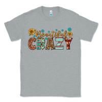 Heather Grey Western Beautiful Crazy Classic Tee - BundleAndBundleShop