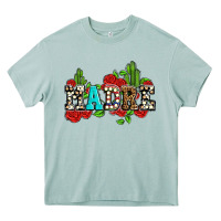 Arona madre with roses and cactus Heavy Core Tee - AdoDesignShop