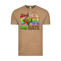 Vintage Coffee More Love Less Hate LGBTQ Vintage Tee - BundleAndBundleShop