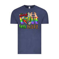 Vintage Denim More Love Less Hate LGBTQ Vintage Tee - BundleAndBundleShop