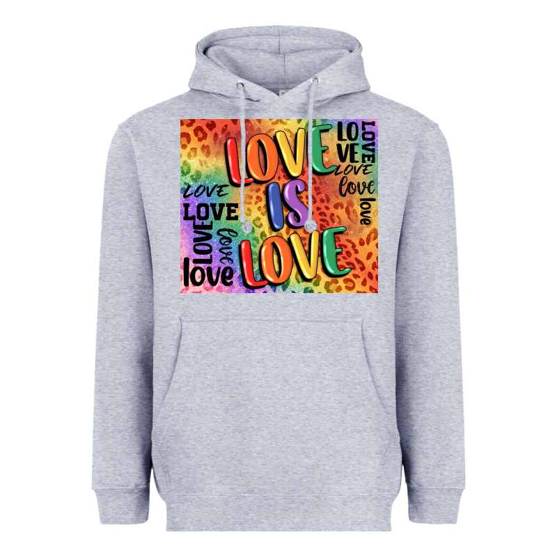 Pride Love Is Love Heavyweight Hoodie by FaDigitalArtStudio | Teevron